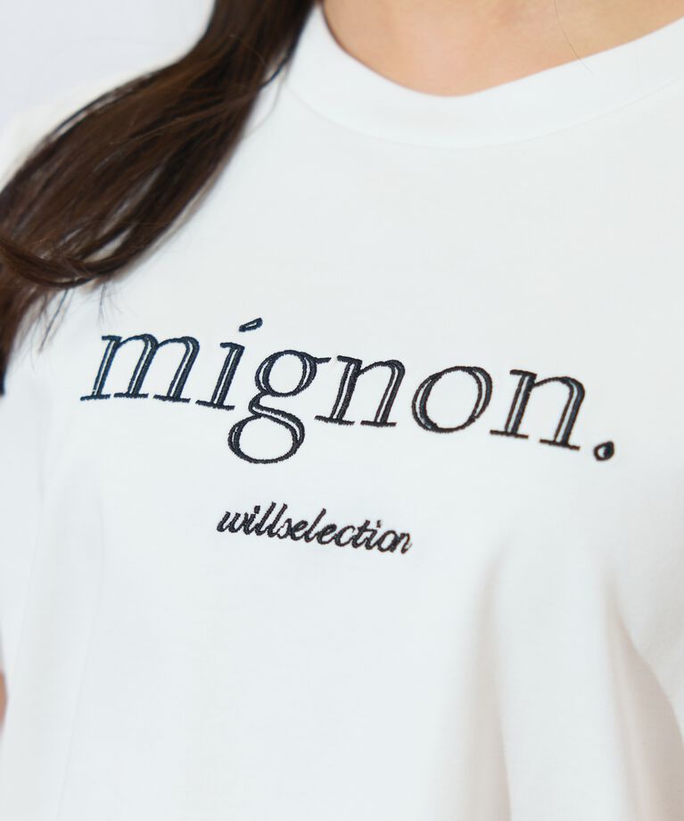 WILLSELECTION「ロゴ刺繍クルーネックTシャツ」|Tシャツ・カットソー|