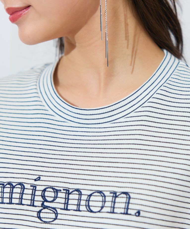 WILLSELECTION「ロゴ刺繍クルーネックTシャツ」|Tシャツ・カットソー|