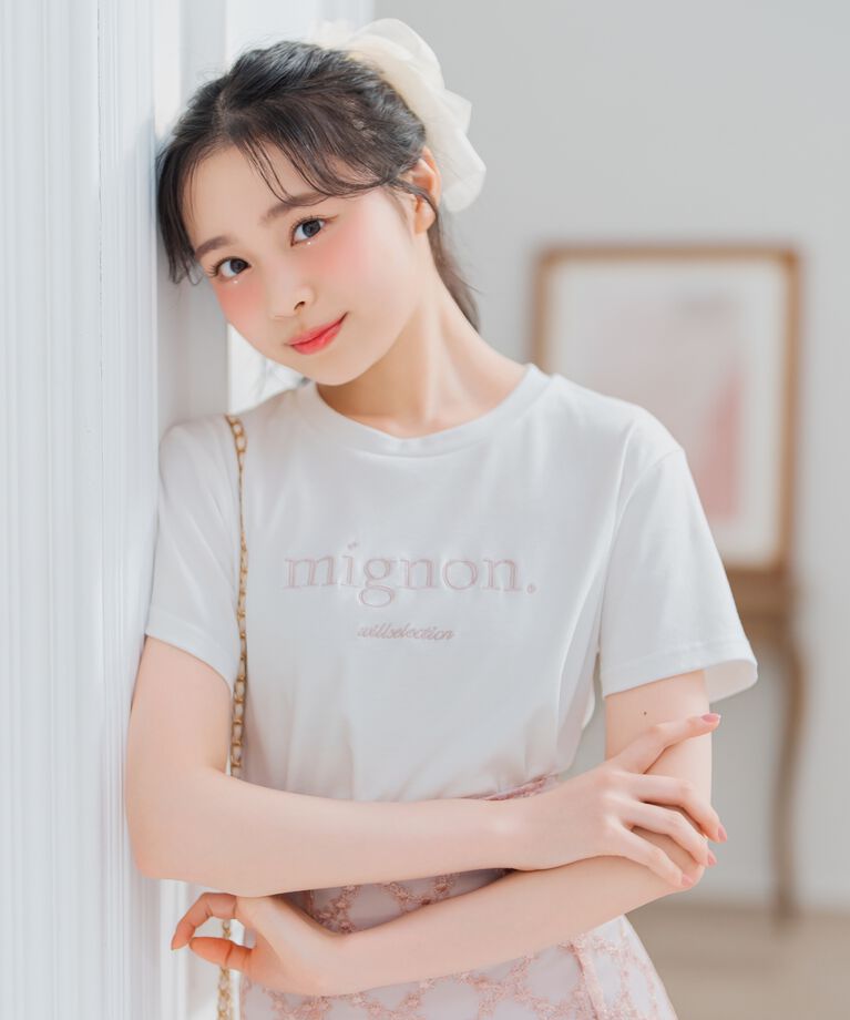 WILLSELECTION「ロゴ刺繍クルーネックTシャツ」|Tシャツ・カットソー|