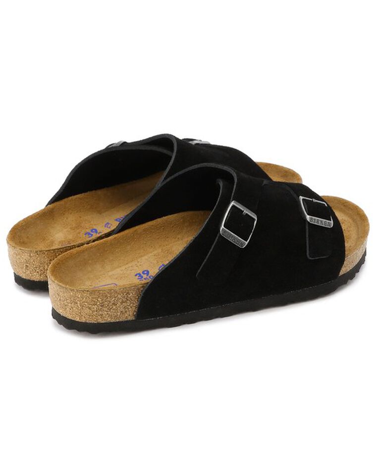 BIRKENSTOCK「【ビルケンシュトック】チューリッヒ ソフトフットベッド/ブラック/サンダル メンズ レディース」|サンダル|