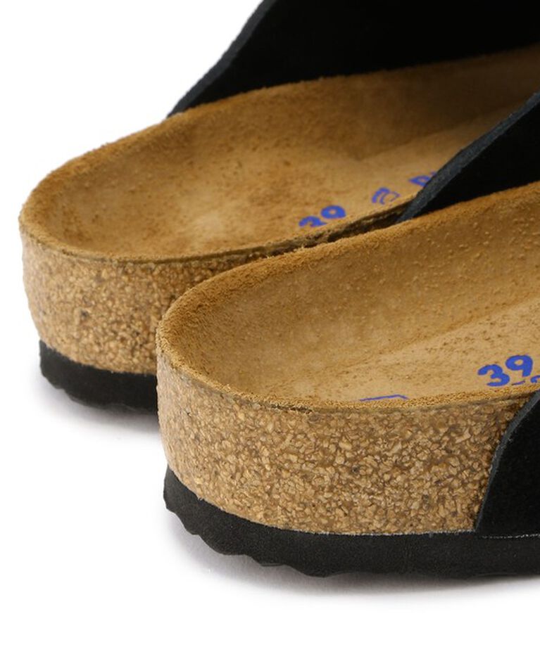BIRKENSTOCK「【ビルケンシュトック】チューリッヒ ソフトフットベッド/ブラック/サンダル メンズ レディース」|サンダル|