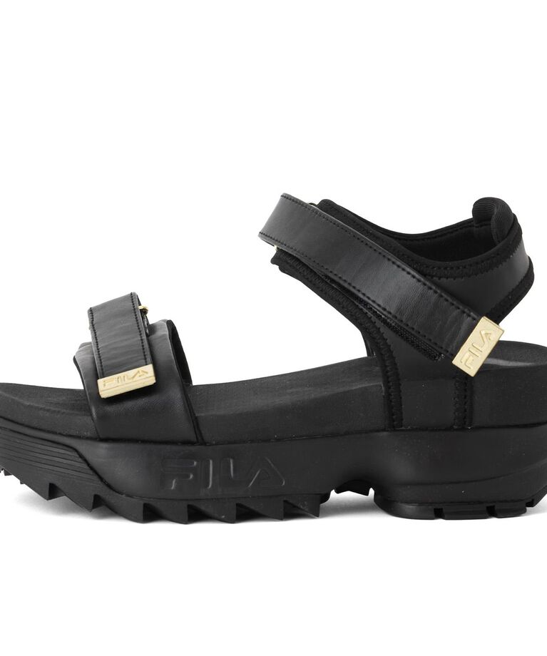 FILA「【FILA】Disruptor Wedge Sandal Lux」|サンダル|ブラック