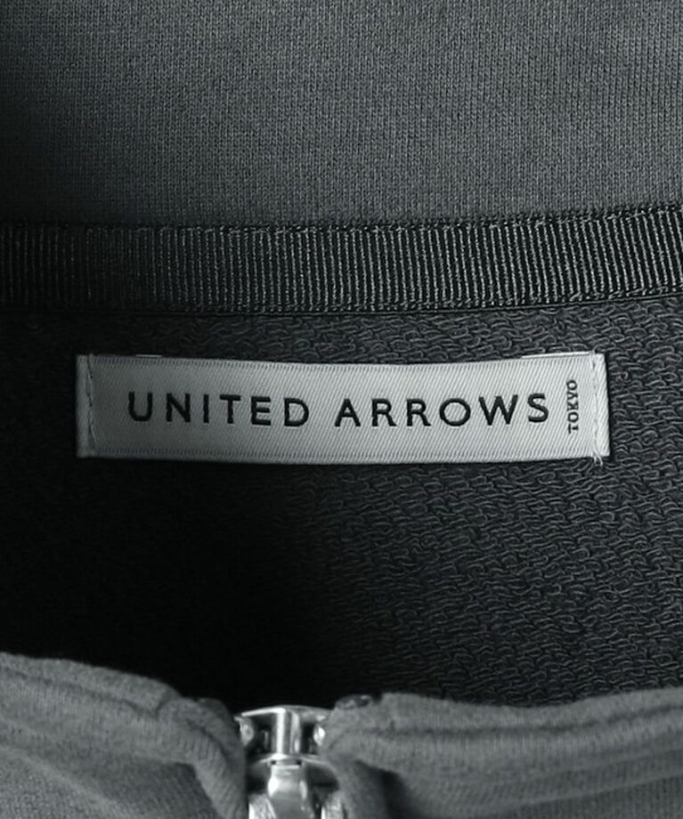 UNITED ARROWS「ピーチスキン スタンド ジップアップ スウェット」|スウェット・ジャージ|