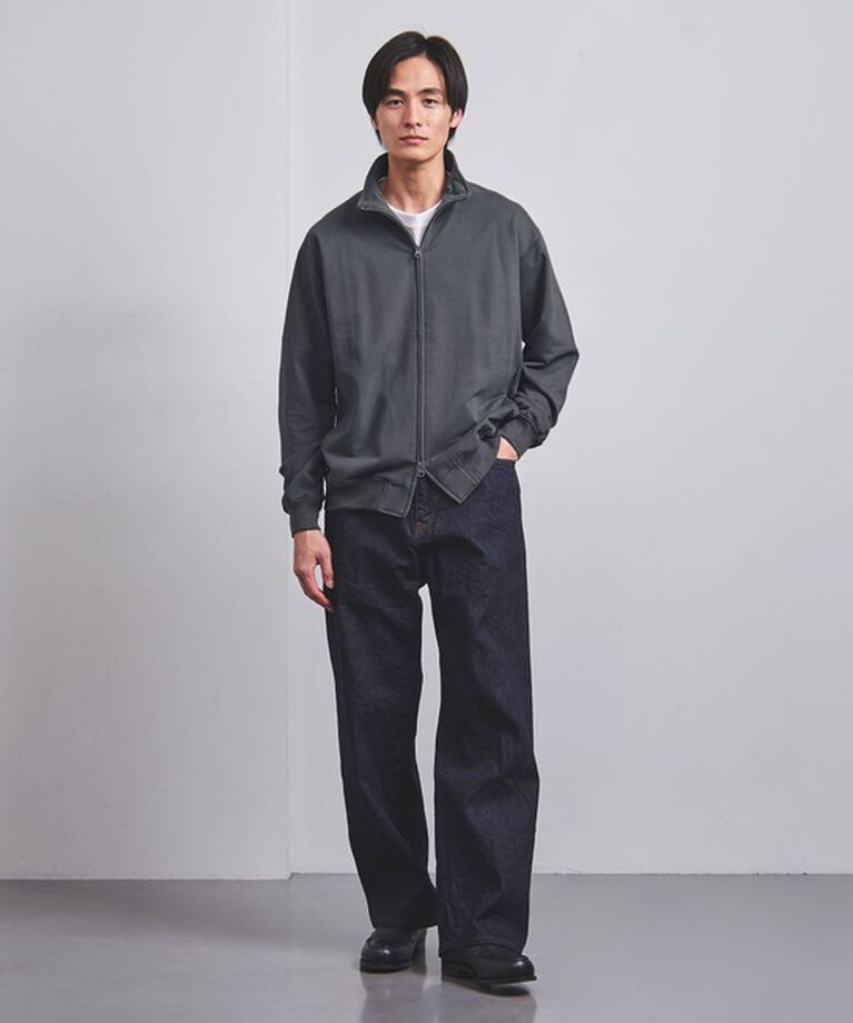 UNITED ARROWS「ピーチスキン スタンド ジップアップ スウェット」|スウェット・ジャージ|