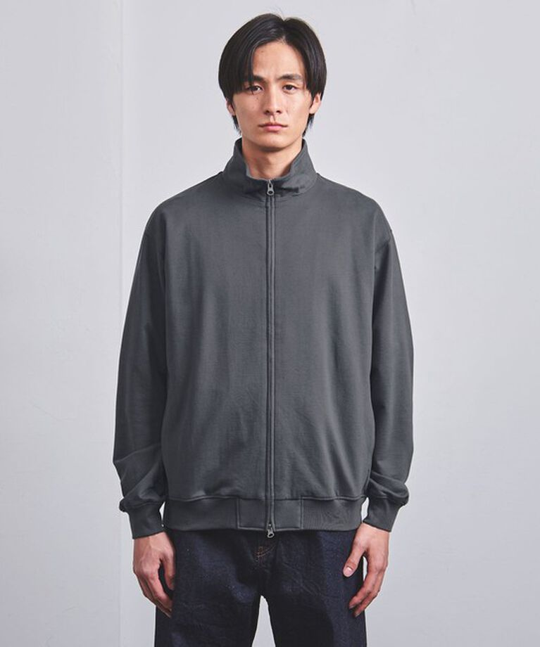 UNITED ARROWS「ピーチスキン スタンド ジップアップ スウェット」|スウェット・ジャージ|