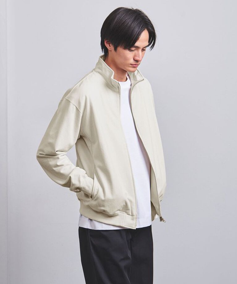 UNITED ARROWS「ピーチスキン スタンド ジップアップ スウェット」|スウェット・ジャージ|