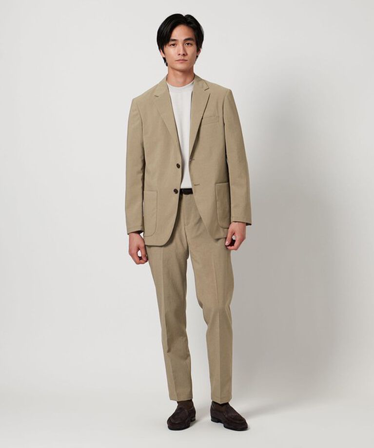 UNITED ARROWS「ポリエステル/T＆T ノープリーツパンツ UA COZY ―ウォッシャブル・ストレッチ・防しわ（着用しわ）―」|スーツ|