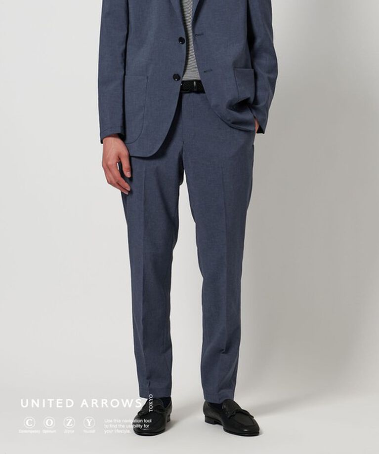 UNITED ARROWS「ポリエステル/T＆T ノープリーツパンツ UA COZY ―ウォッシャブル・ストレッチ・防しわ（着用しわ）―」|スーツ|ROYAL