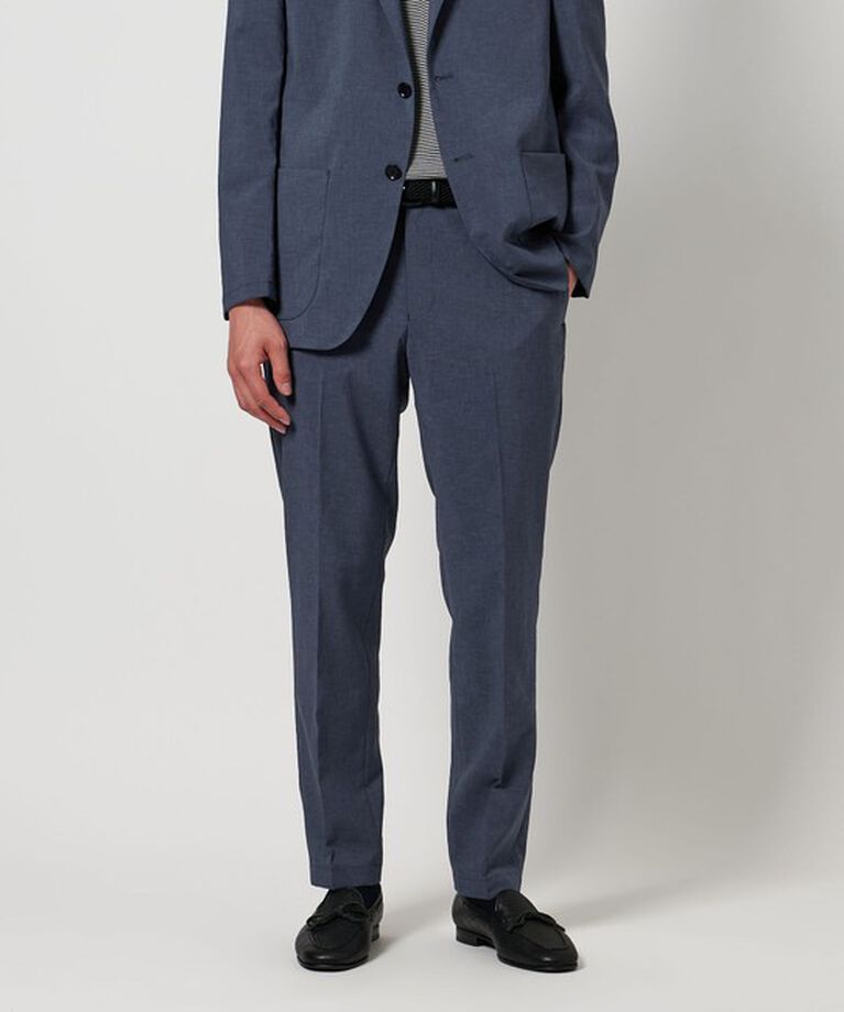UNITED ARROWS「ポリエステル/T＆T ノープリーツパンツ UA COZY ―ウォッシャブル・ストレッチ・防しわ（着用しわ）―」|スーツ|