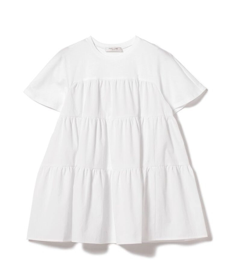 Demi-Luxe BEAMS 「コンビ ティアード プルオーバー」|シャツ・ブラウス|