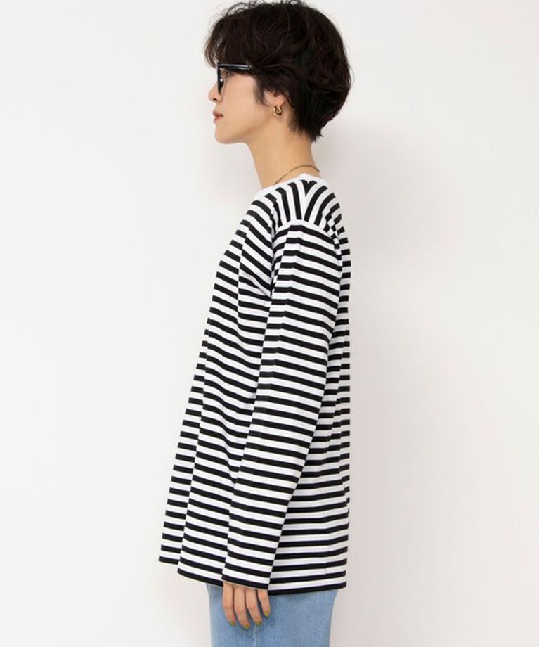 Rie Miller「GIZA COTTONロングスリーブTシャツ 」|Tシャツ・カットソー|