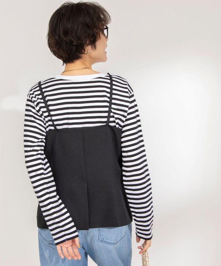 Rie Miller「GIZA COTTONロングスリーブTシャツ 」|Tシャツ・カットソー|