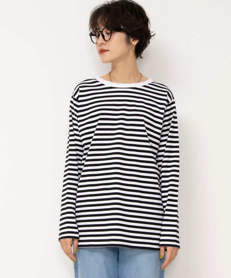 Rie Miller「GIZA COTTONロングスリーブTシャツ 」|Tシャツ・カットソー|