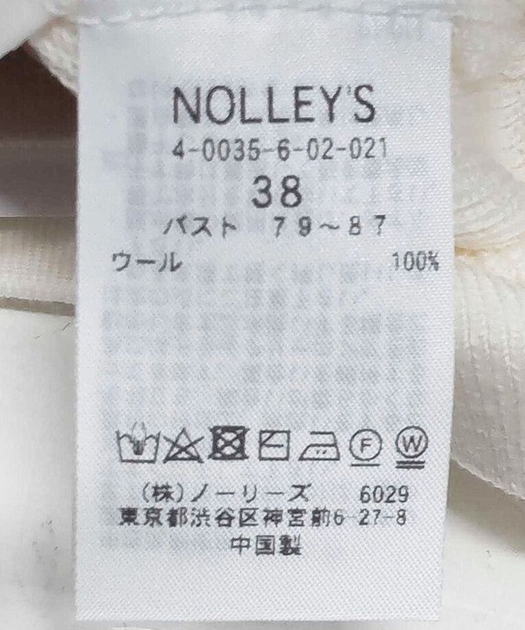 NOLLEY'S「《手洗い可能》ESPOIR 16G片畦5分袖プルオーバーニット」|ニット・セーター|