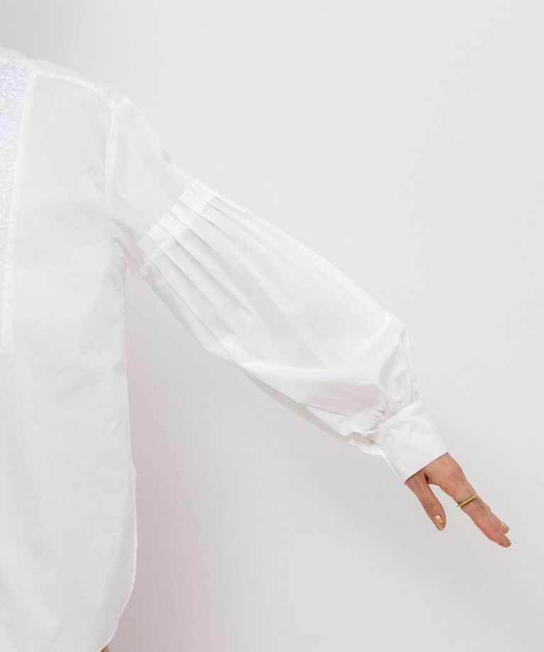 NOLLEY'S「【MARILYN MOON/マリリーンムーン】fringe beads volume sleeve blouse」|シャツ・ブラウス|