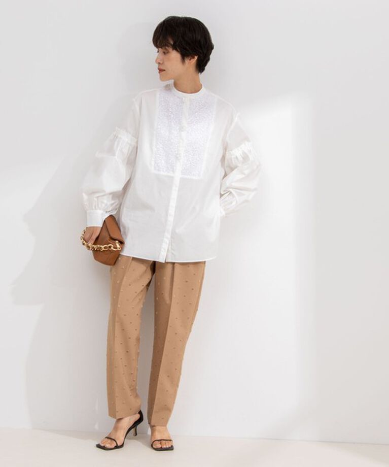 NOLLEY'S「【MARILYN MOON/マリリーンムーン】fringe beads volume sleeve blouse」|シャツ・ブラウス|