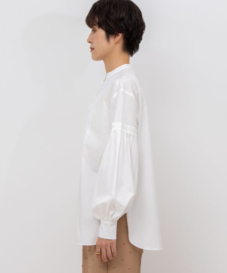 NOLLEY'S「【MARILYN MOON/マリリーンムーン】fringe beads volume sleeve blouse」|シャツ・ブラウス|