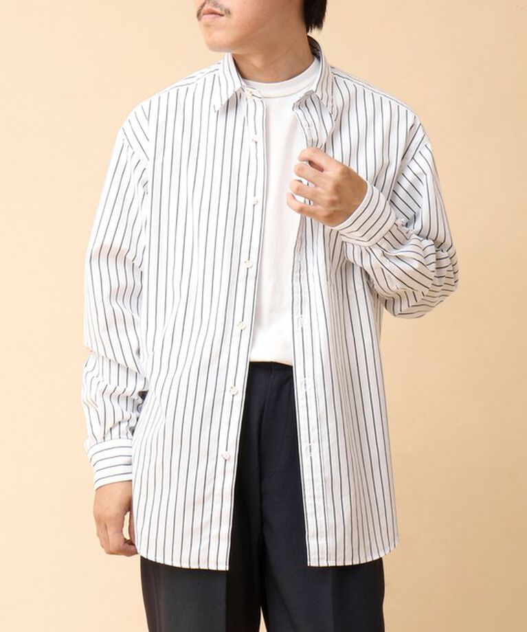 NOLLEY'S goodman「NEW REGULAR ピーチブロード オーバーサイズシャツ 24AW」|シャツ・ブラウス|