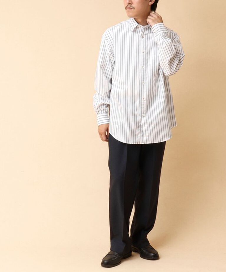 NOLLEY'S goodman「NEW REGULAR ピーチブロード オーバーサイズシャツ 24AW」|シャツ・ブラウス|