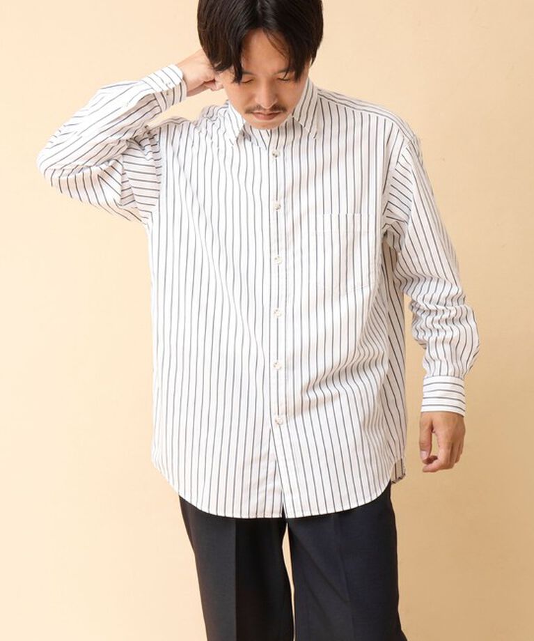 NOLLEY'S goodman「NEW REGULAR ピーチブロード オーバーサイズシャツ 24AW」|シャツ・ブラウス|