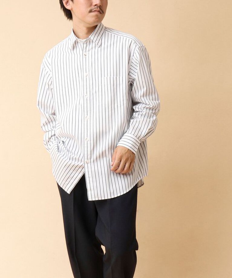 NOLLEY'S goodman「NEW REGULAR ピーチブロード オーバーサイズシャツ 24AW」|シャツ・ブラウス|