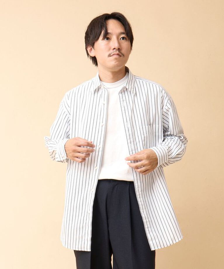 NOLLEY'S goodman「NEW REGULAR ピーチブロード オーバーサイズシャツ 24AW」|シャツ・ブラウス|