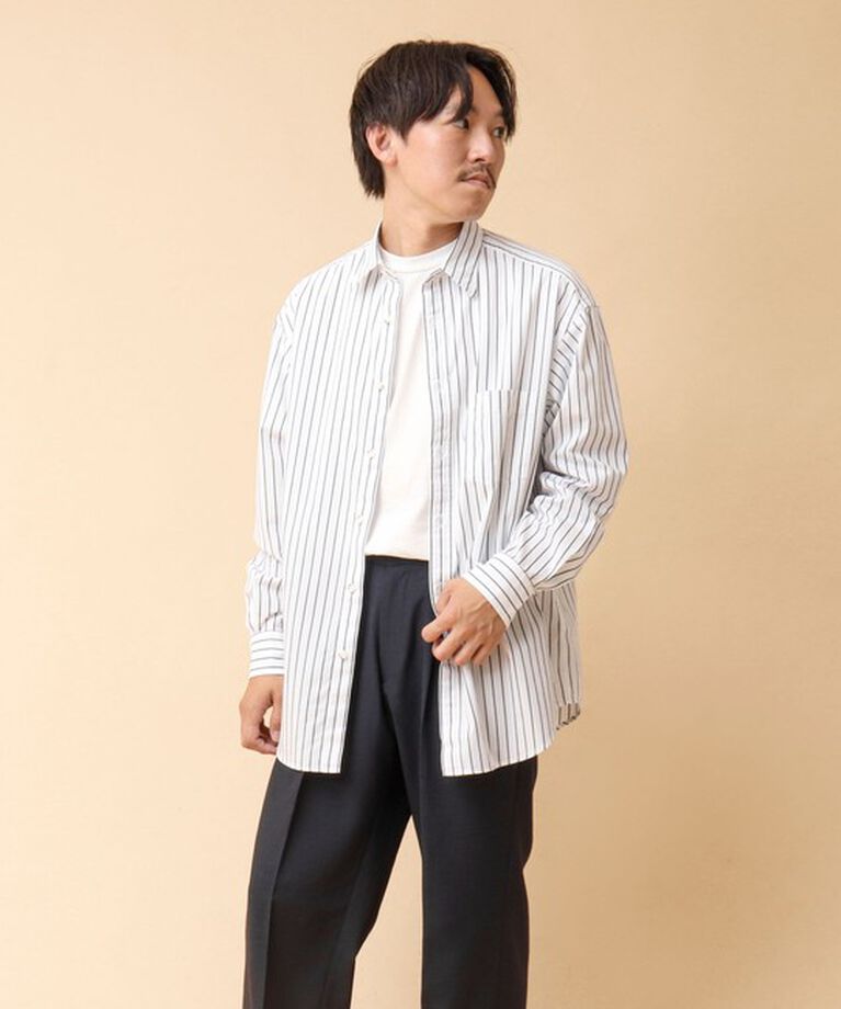 NOLLEY'S goodman「NEW REGULAR ピーチブロード オーバーサイズシャツ 24AW」|シャツ・ブラウス|