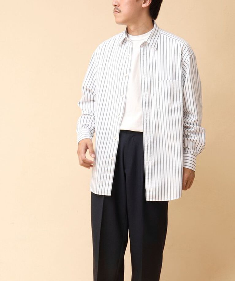 NOLLEY'S goodman「NEW REGULAR ピーチブロード オーバーサイズシャツ 24AW」|シャツ・ブラウス|
