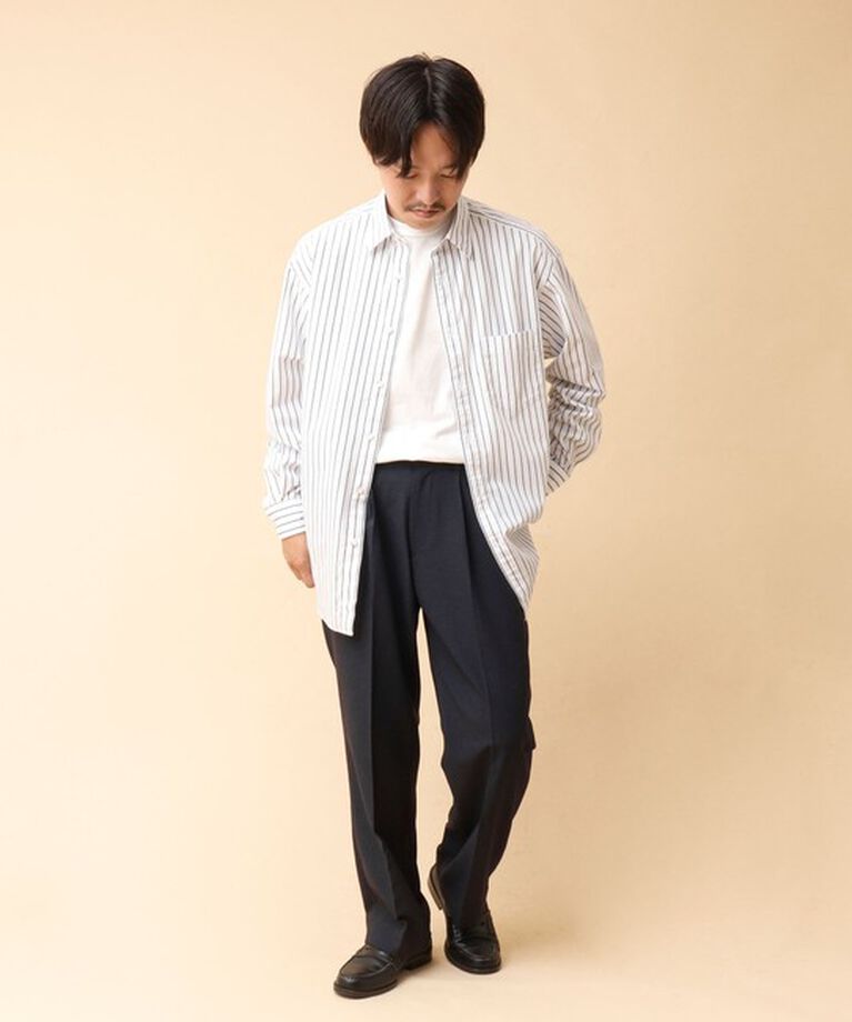 NOLLEY'S goodman「NEW REGULAR ピーチブロード オーバーサイズシャツ 24AW」|シャツ・ブラウス|