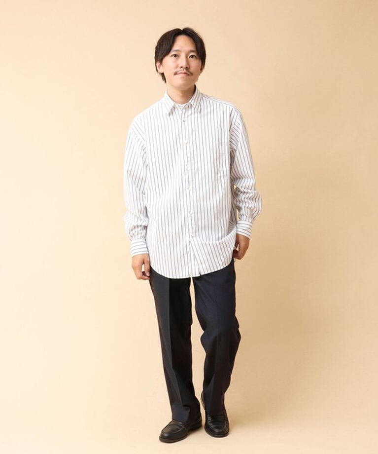 NOLLEY'S goodman「NEW REGULAR ピーチブロード オーバーサイズシャツ 24AW」|シャツ・ブラウス|