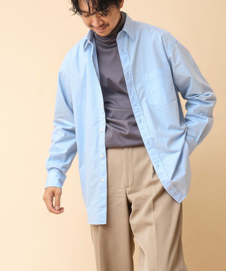 NOLLEY'S goodman「NEW REGULAR ピーチブロード オーバーサイズシャツ 24AW」|シャツ・ブラウス|