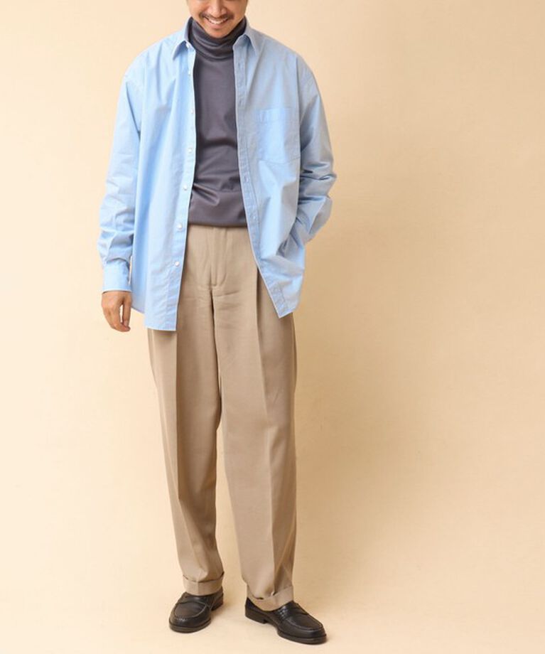 NOLLEY'S goodman「NEW REGULAR ピーチブロード オーバーサイズシャツ 24AW」|シャツ・ブラウス|