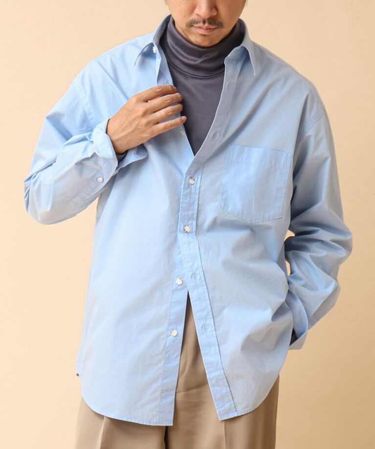 NOLLEY'S goodman「NEW REGULAR ピーチブロード オーバーサイズシャツ 24AW」|シャツ・ブラウス|