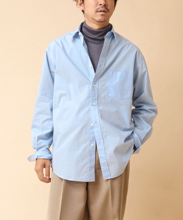 NOLLEY'S goodman「NEW REGULAR ピーチブロード オーバーサイズシャツ 24AW」|シャツ・ブラウス|