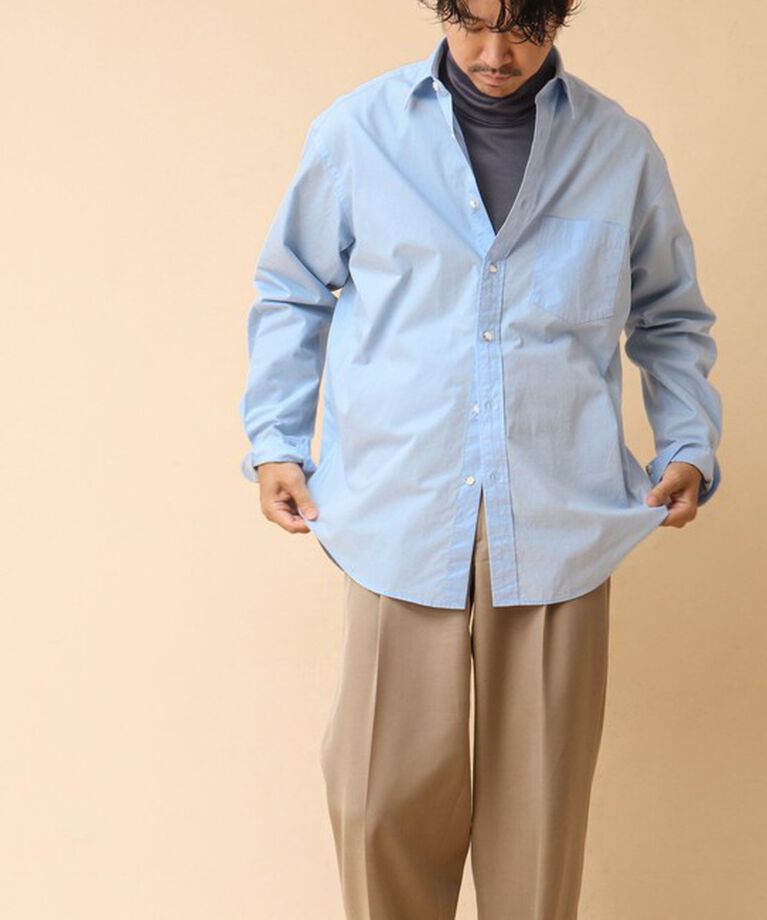 NOLLEY'S goodman「NEW REGULAR ピーチブロード オーバーサイズシャツ 24AW」|シャツ・ブラウス|