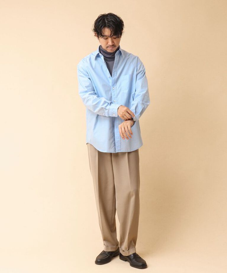 NOLLEY'S goodman「NEW REGULAR ピーチブロード オーバーサイズシャツ 24AW」|シャツ・ブラウス|