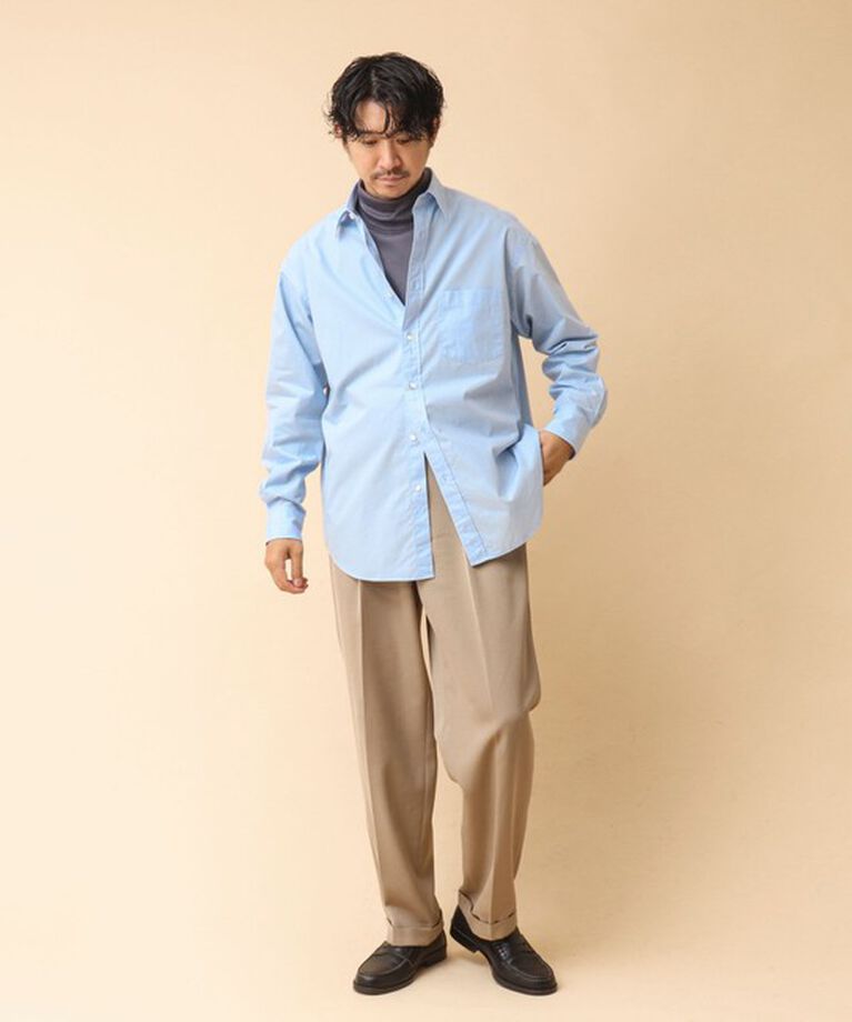 NOLLEY'S goodman「NEW REGULAR ピーチブロード オーバーサイズシャツ 24AW」|シャツ・ブラウス|