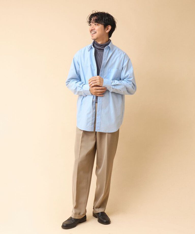 NOLLEY'S goodman「NEW REGULAR ピーチブロード オーバーサイズシャツ 24AW」|シャツ・ブラウス|