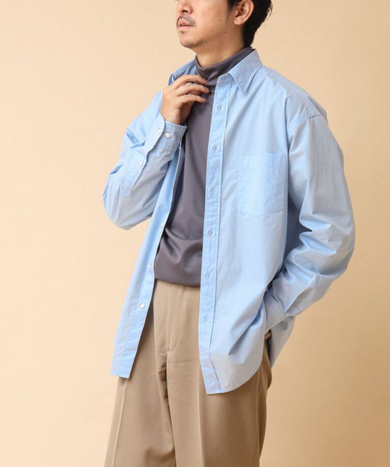 NOLLEY'S goodman「NEW REGULAR ピーチブロード オーバーサイズシャツ 24AW」|シャツ・ブラウス|