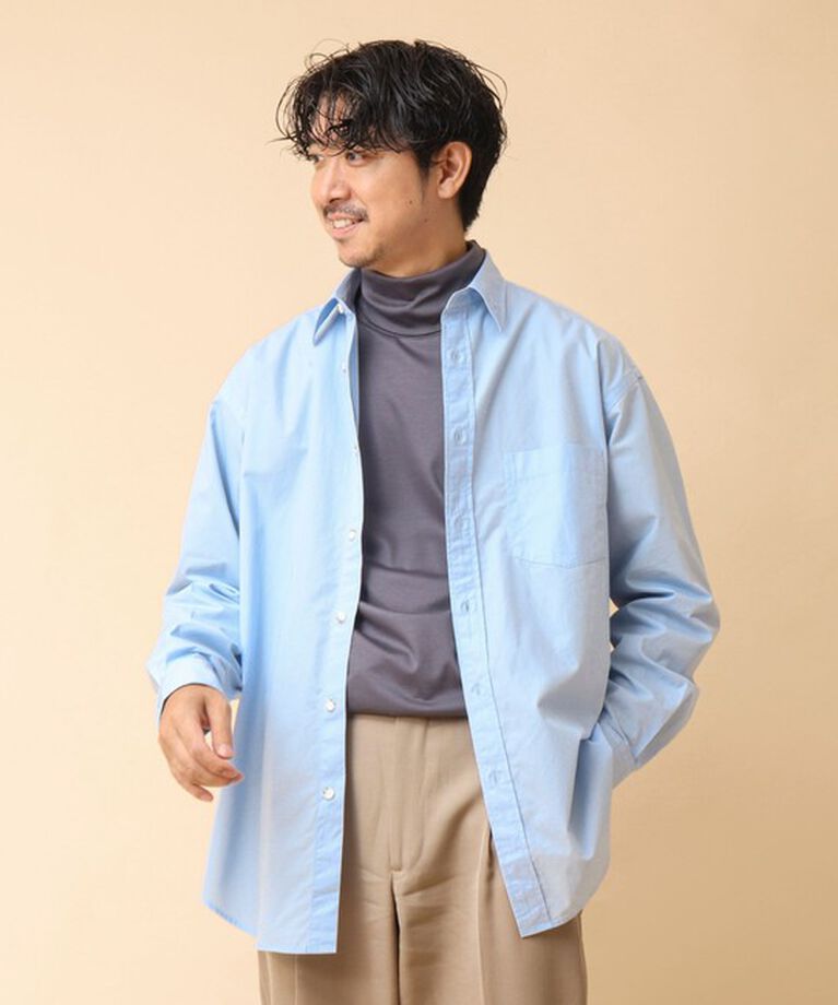 NOLLEY'S goodman「NEW REGULAR ピーチブロード オーバーサイズシャツ 24AW」|シャツ・ブラウス|