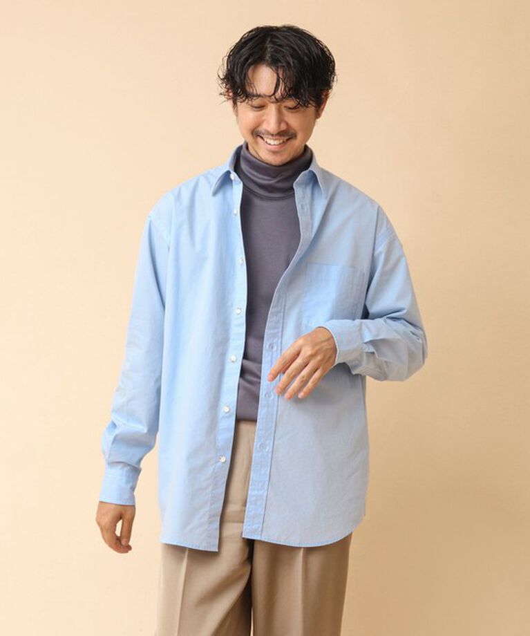 NOLLEY'S goodman「NEW REGULAR ピーチブロード オーバーサイズシャツ 24AW」|シャツ・ブラウス|