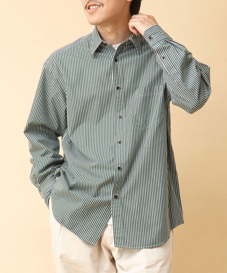 NOLLEY'S goodman「NEW REGULAR ピーチブロード オーバーサイズシャツ 24AW」|シャツ・ブラウス|