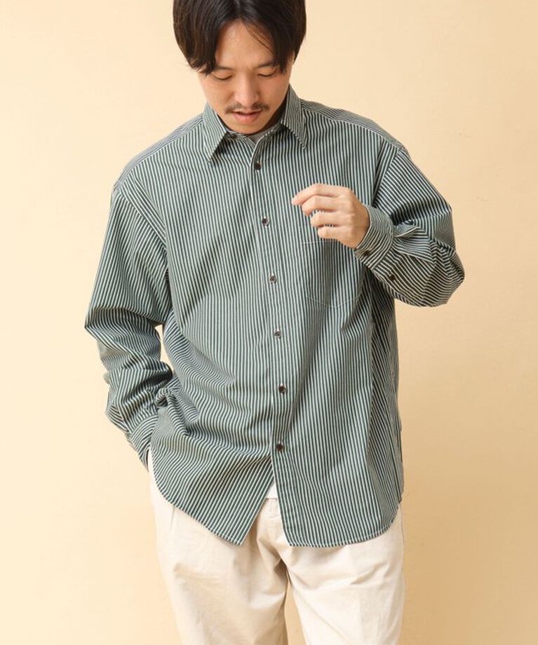 NOLLEY'S goodman「NEW REGULAR ピーチブロード オーバーサイズシャツ 24AW」|シャツ・ブラウス|