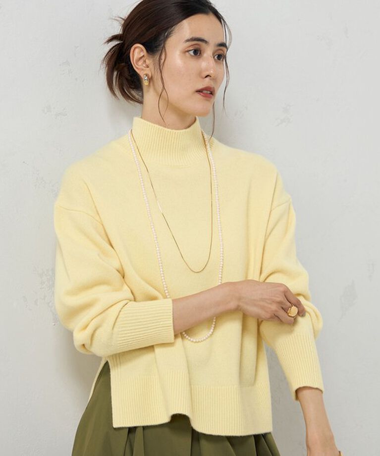 NOLLEY'S sophi「紡毛ハイネックプルオーバーニット」|ニット・セーター|