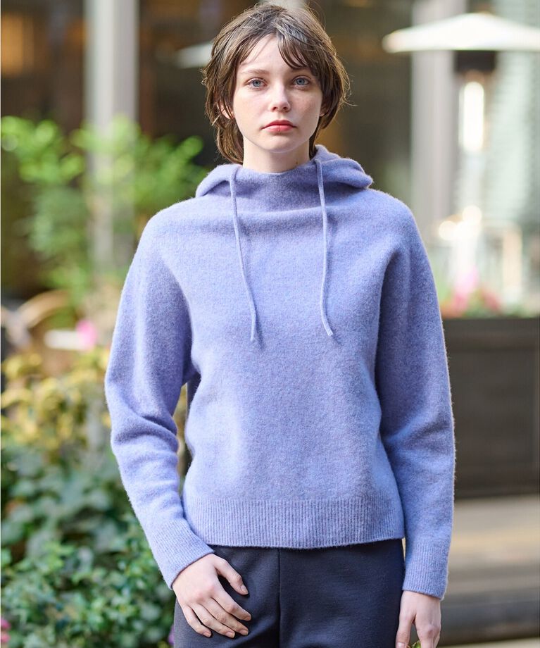 DRESSTERIOR「【限定カラーあり】カシミヤブレンドフードニット」|ニット・セーター|