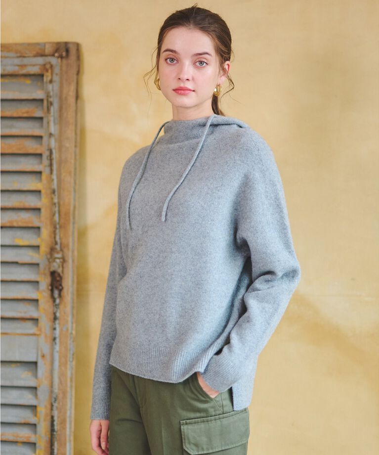 DRESSTERIOR「【限定カラーあり】カシミヤブレンドフードニット」|ニット・セーター|