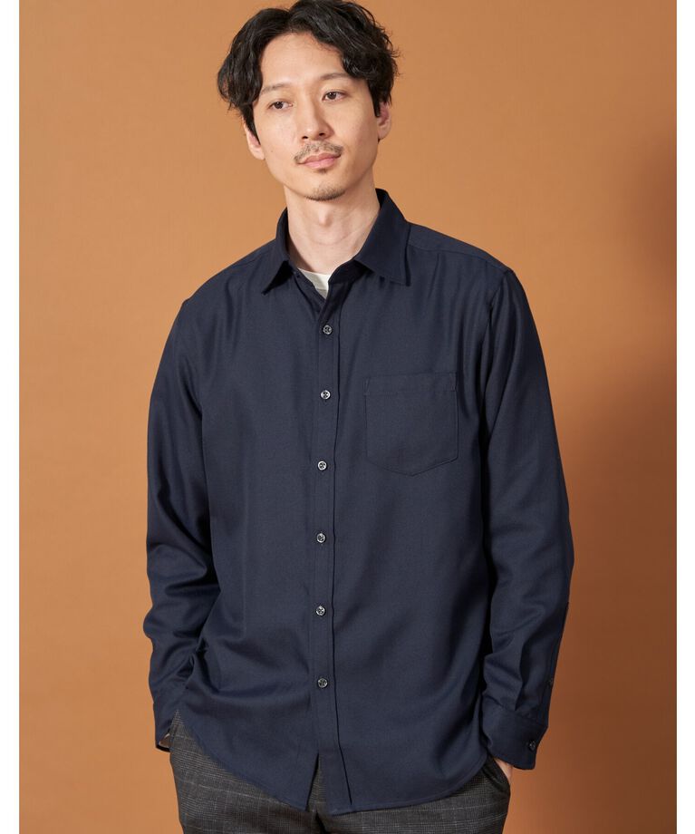 THE SHOP TK「【シワになりにくい】マウントネルシャツ」|シャツ・ブラウス|