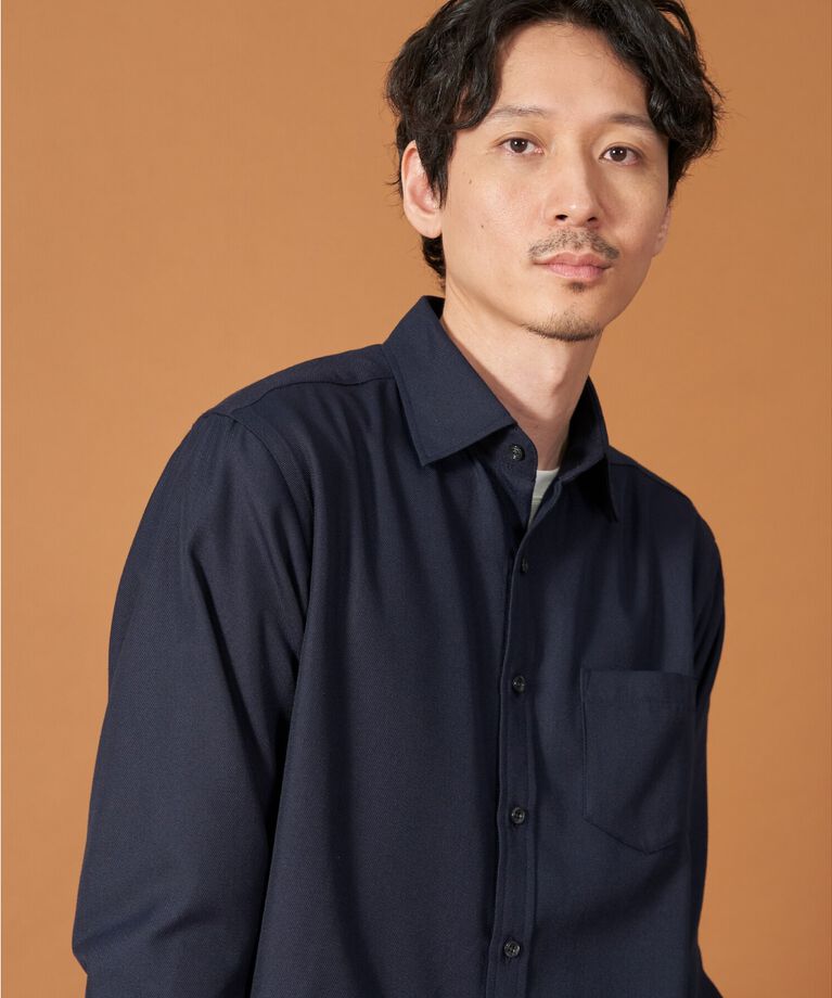 THE SHOP TK「【シワになりにくい】マウントネルシャツ」|シャツ・ブラウス|ﾈｲﾋﾞｰ(094)