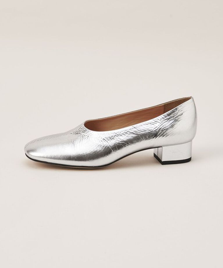 ODETTE E ODILE「センターシームディープ パンプス30↑」|パンプス|SILVER
