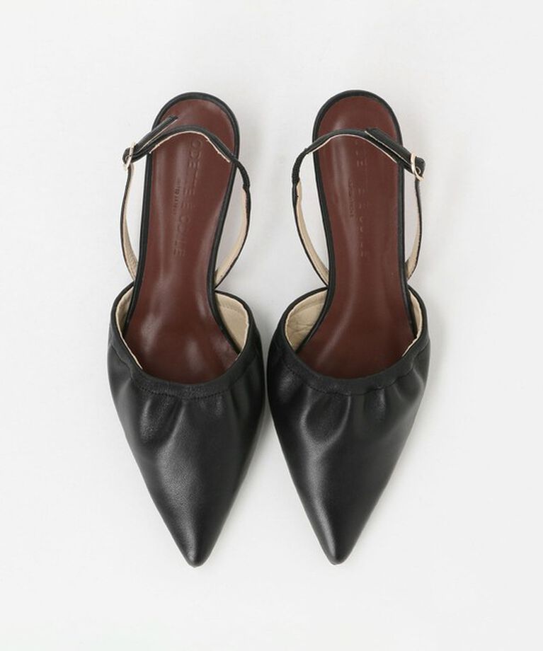 ODETTE E ODILE「シャーリングトップバックベルト パンプス30↑」|パンプス|